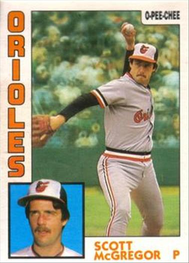 1984 O-Pee-Chee Baseball Cards 260     Scott McGregor